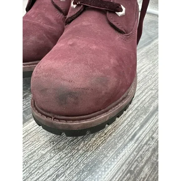 Timberland Women's Ankle Boots in Deep Red - Picture 9 of 16